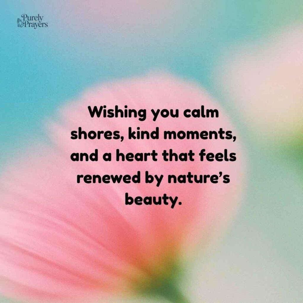 Peaceful Sea Wishes for Loved Ones