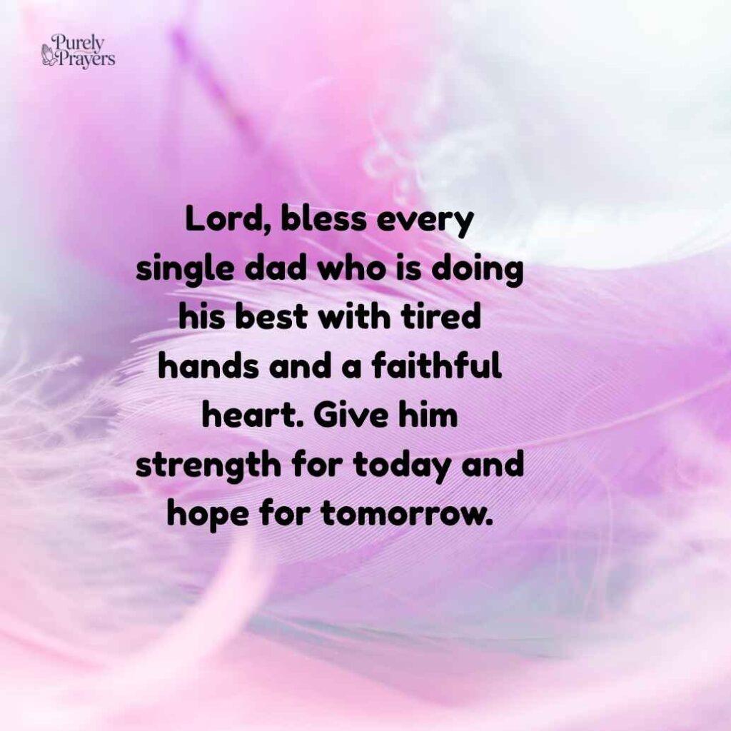 Prayer for Single Dads