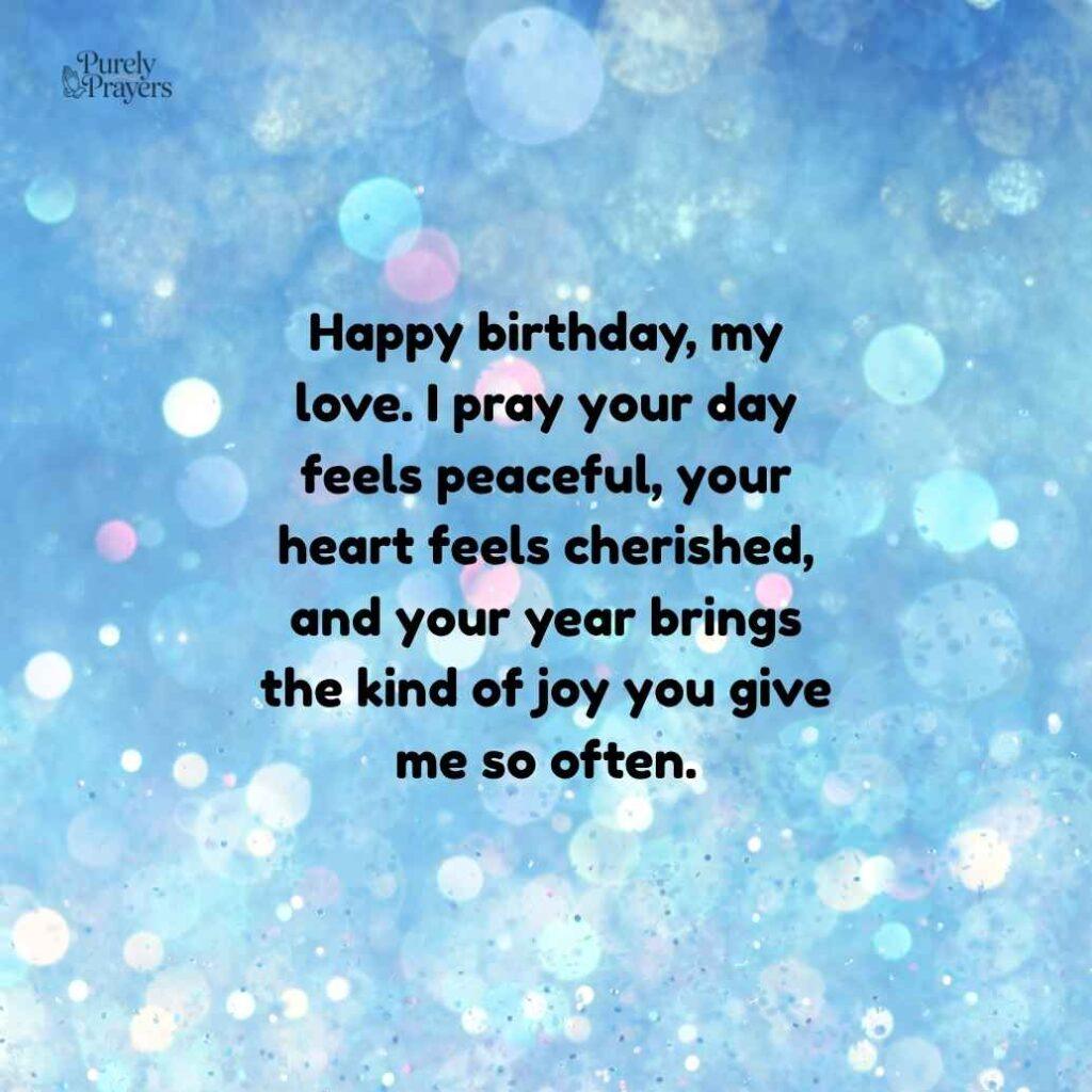 Sweet Birthday Messages for My Husband