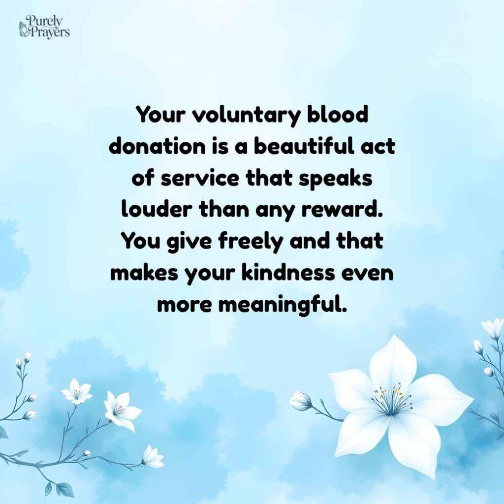 Voluntary Blood Donation Day Messages for Every Donor