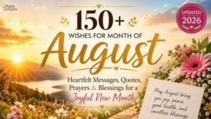 150+ Wishes for Month of August to Inspire Joy, Hope, and New Beginnings
